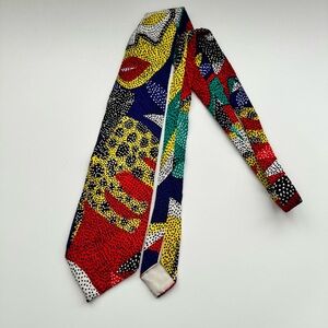 Vintage 90’s Jam’s World Surf Line Hawaii Tie Abstract & Colourful